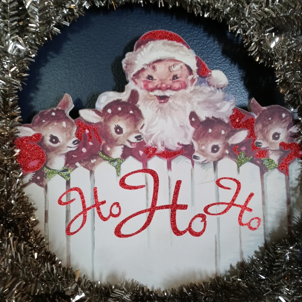 Vintage-inspired Christmas Wreath